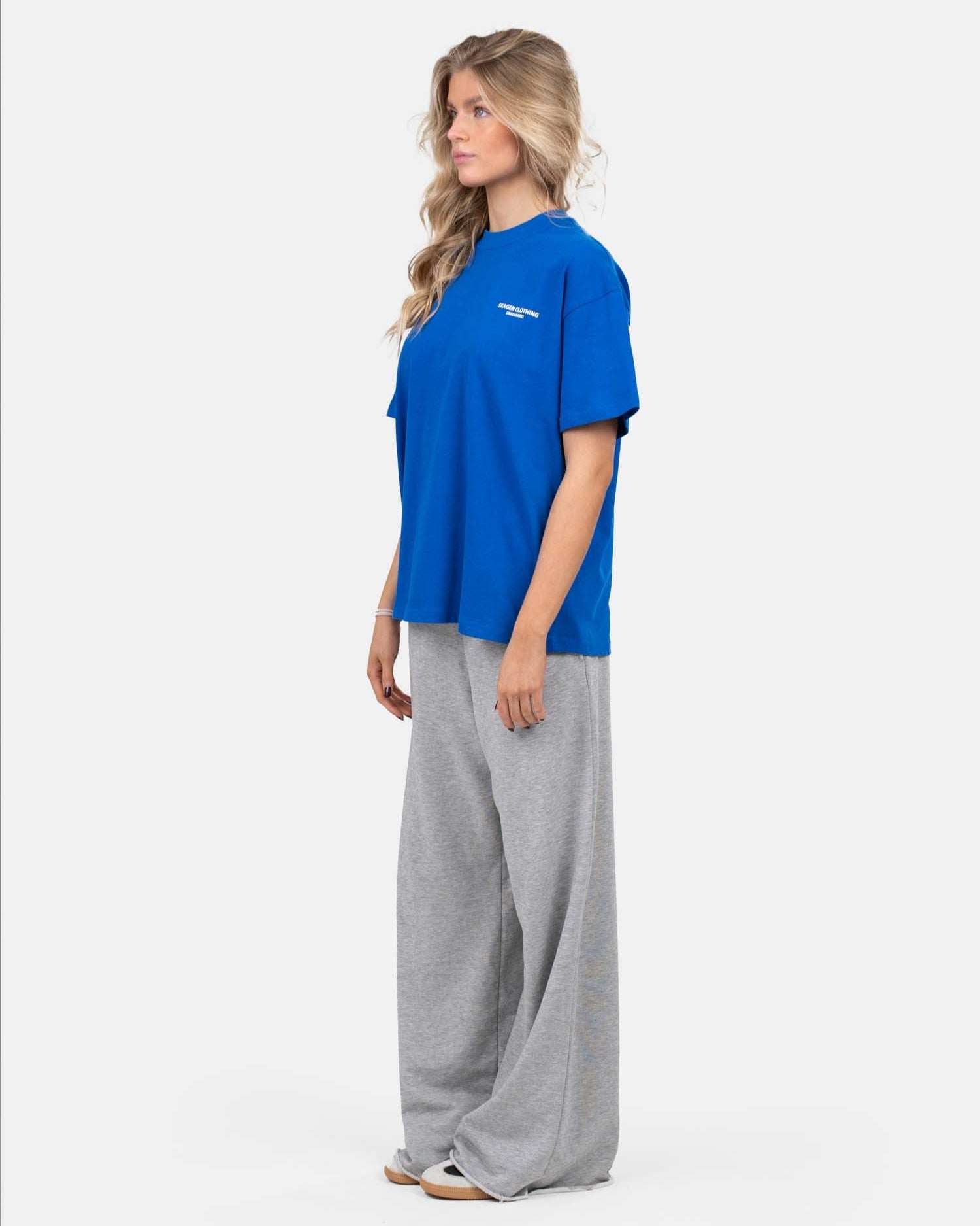 UNMARKED T-shirt Royal Blue | Skagen - clothing.dk